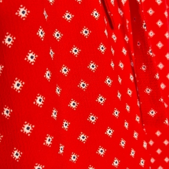 MISA Los Angeles Red Larsen Bohemian Off Shoulder Dress US XS - Picture 5 of 10